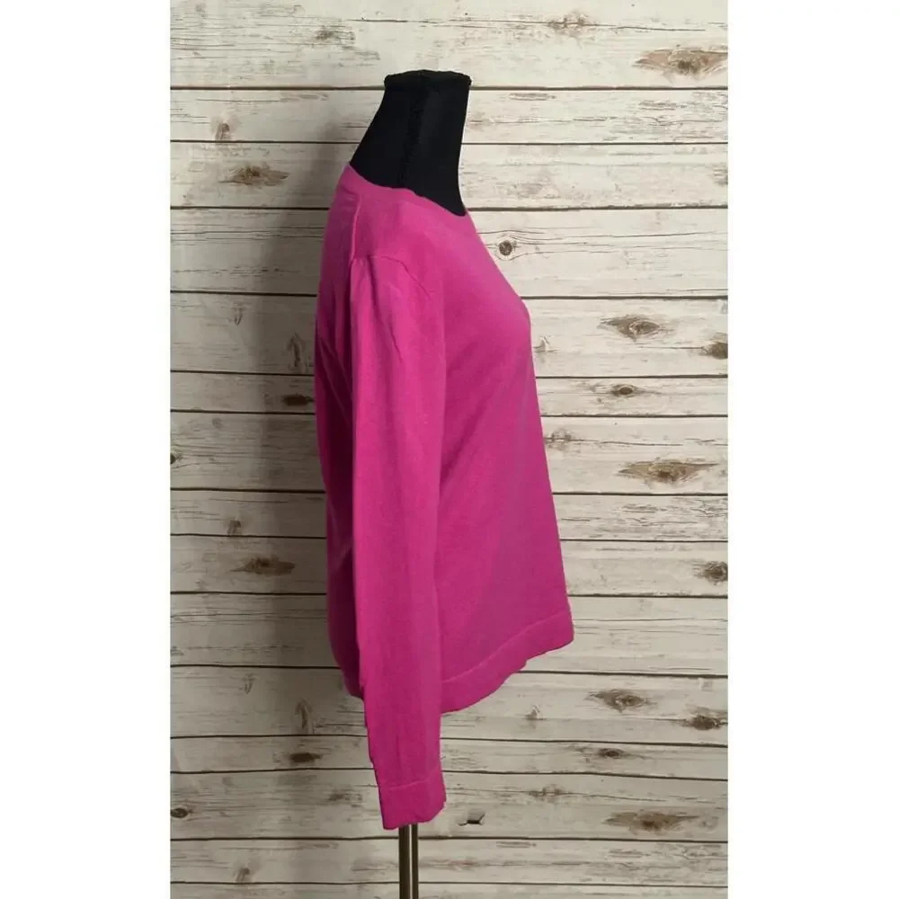 J.Crew Mercantile Teddie cotton/wool crew neck long sleeve sweater Size Small